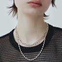 quip queint quip queint/grain chain long necklace フォブ アクセサリー・腕時計 ネックレス シルバー【送料無料...