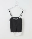 【SALE/30%OFF】IENA THE GARMENT/ザ ガーメント noah tank top キャミソール NOAHTANKTOP イエナ トップス シャツ・ブラウス ブラック【送料無料】(4)