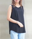 BLEU COMME. ブルーコム フライスタンクトップ ブルーコムブルー トップス ノースリーブ・タンクトップ ホワイト ブラック【送料無料】