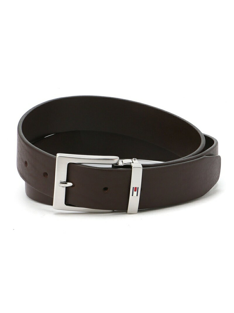 TOMMY HILFIGER (M)トミーヒルフィガー【レザーベルト】 トミーヒルフィガー ファッション雑貨 ベルト ブラック ブラウン【送料無料】