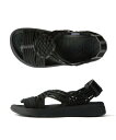 SELECT BRANDS MALIBU SANDALS/マリブサンダルズ-CANYON ジャックローズ シューズ・靴 サンダル ブラック ブラウン【送料無料】