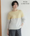 【SALE/30%OFF】J.PRESS LADIES L 【WEB限定カラーあり・洗える】CAT ボートネック ブロッキング ニット ジェイプレス トップス ...
