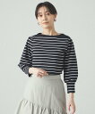 【SALE/30%OFF】CAST: 【着回し抜群】ボーダーニット キャスト コロン トップス その他のトップス ホワイト ネイビー【送料無料】