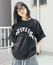 KBF シャーリングリメイクTEE ケービーエフ トップス カットソー・Tシャツ ブルー ホワイト ブラック【送料無料】