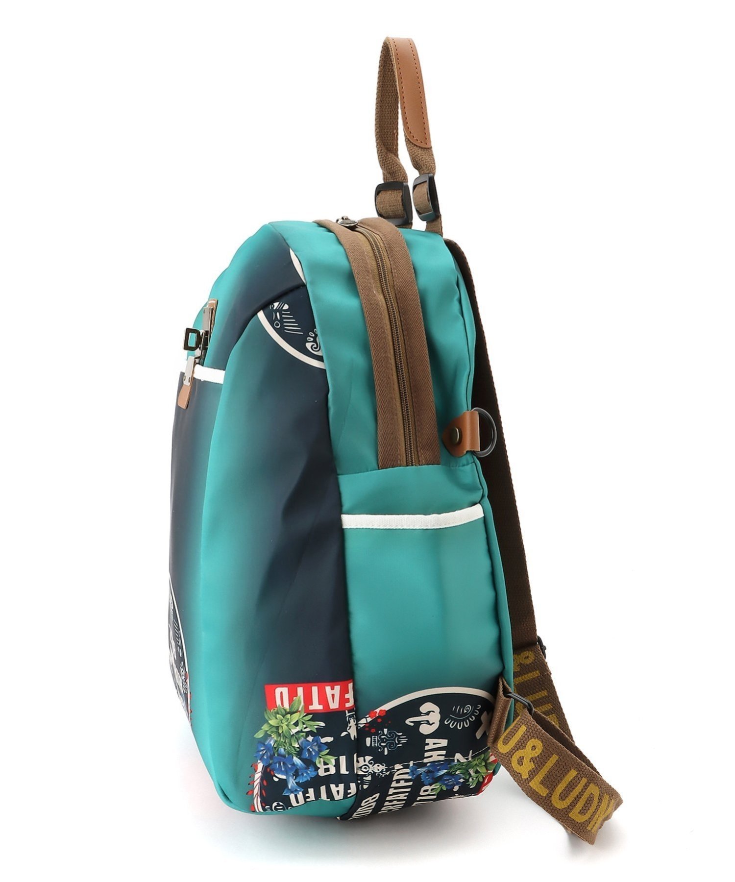 fiore fiore/(W)アークルファッドグリーンデイパック大 ファッションバッグプラザ　ラミー バッグ リュック・バックパック グリーン【送料無料】