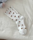 【SALE/5%OFF】aimoha - select - 【MOSOX】ドット柄リボンソックス アイモハ 靴下・レッグウェア 靴下
