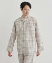 【SALE/33%OFF】TAKEO KIKUCHI ギンガムチェックテーラードパジャマ タケオキクチ インナー・ルームウェア パジャマ ネイビー【送料無料】