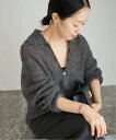 plage 《予約》ALPACA MIX BUTTON ニット プラージュ トップス ニット ベージュ ホワイト グレー【送料無料】