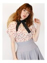 【SALE/52%OFF】【S】おはなプリントブラウス ダズリン シャツ/ブラウス【RBA_S】【RBA_E】