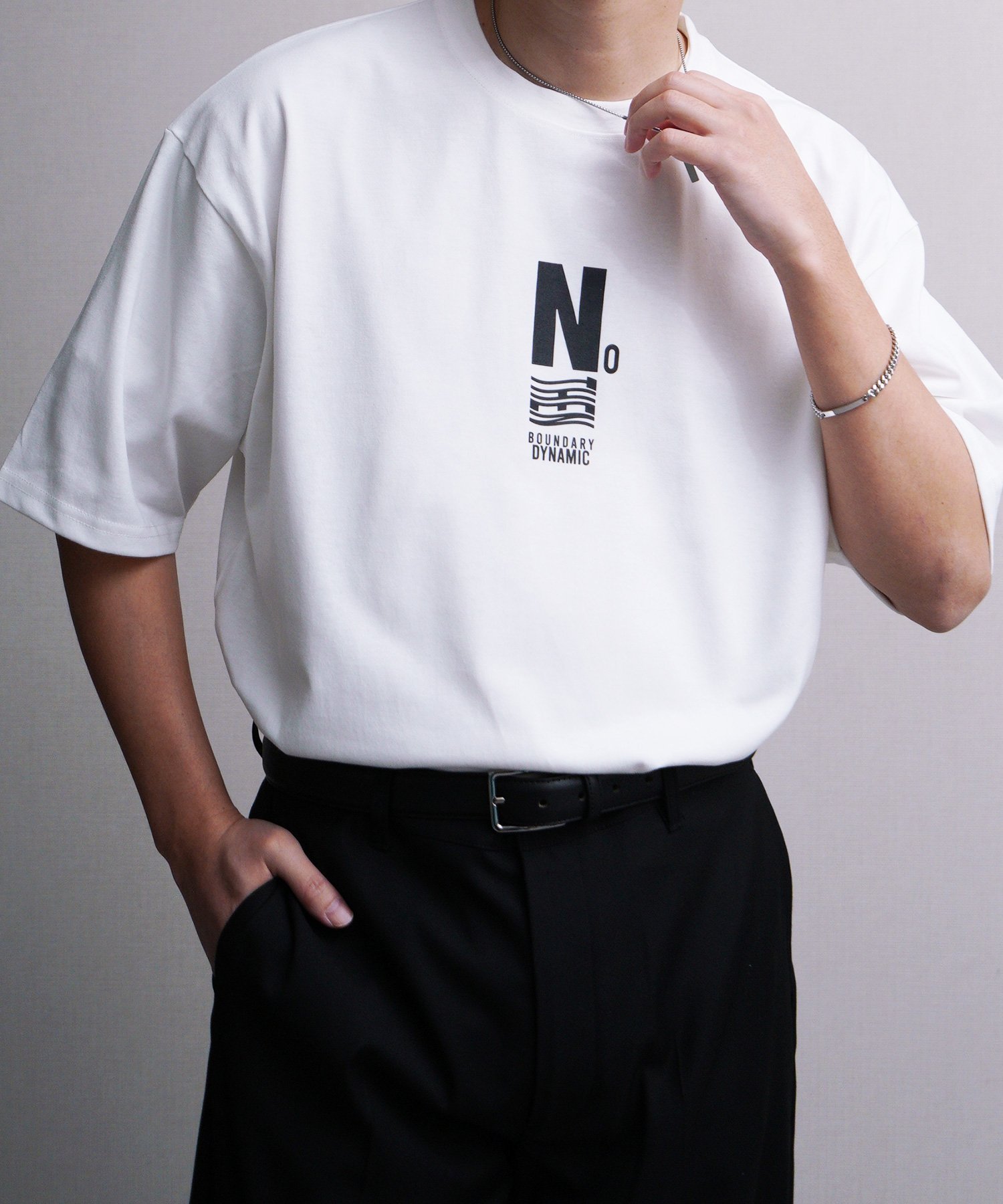 Nilway 【NILWAY】TC度詰め天竺アソートプリントTシャツ ジップファイブ/ニルウェイ トップス カットソー・Tシャツ