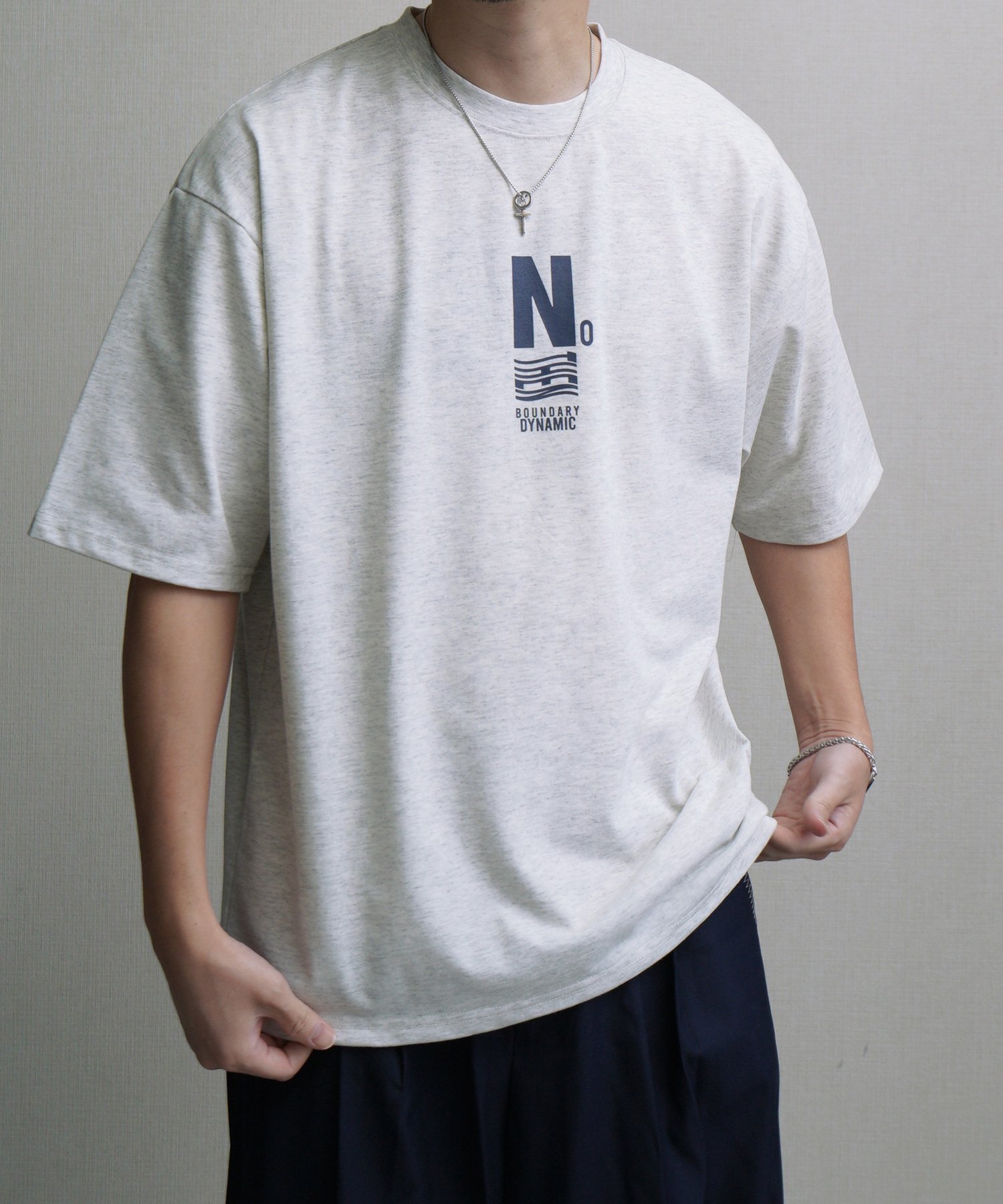 Nilway 【NILWAY】TC度詰め天竺アソートプリントTシャツ ジップファイブ/ニルウェイ トップス カットソー・Tシャツ