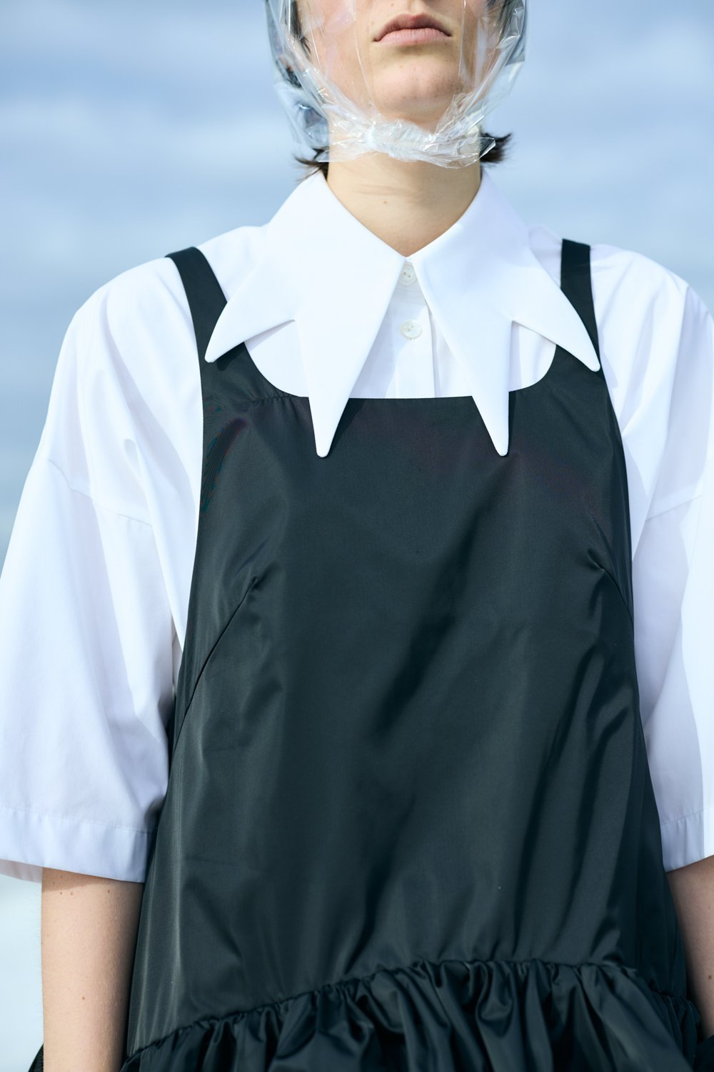 ENFOLD SWALLOW-COLLAR SHIRT エンフォルド トップス シャツ・ブラウス ホワイト