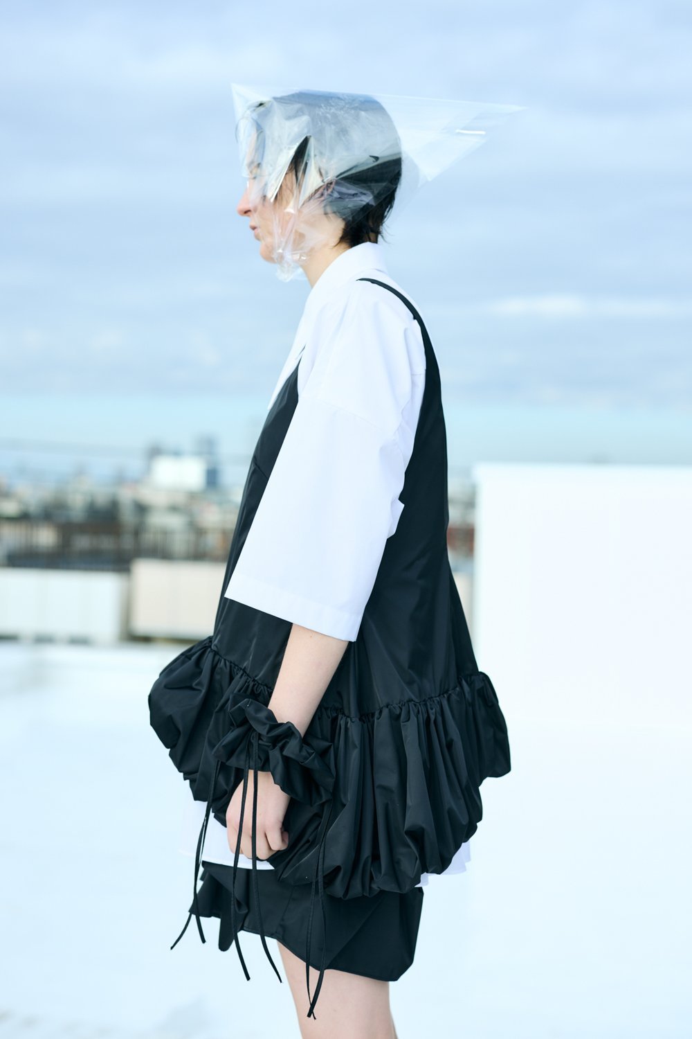 ENFOLD SWALLOW-COLLAR SHIRT エンフォルド トップス シャツ・ブラウス ホワイト