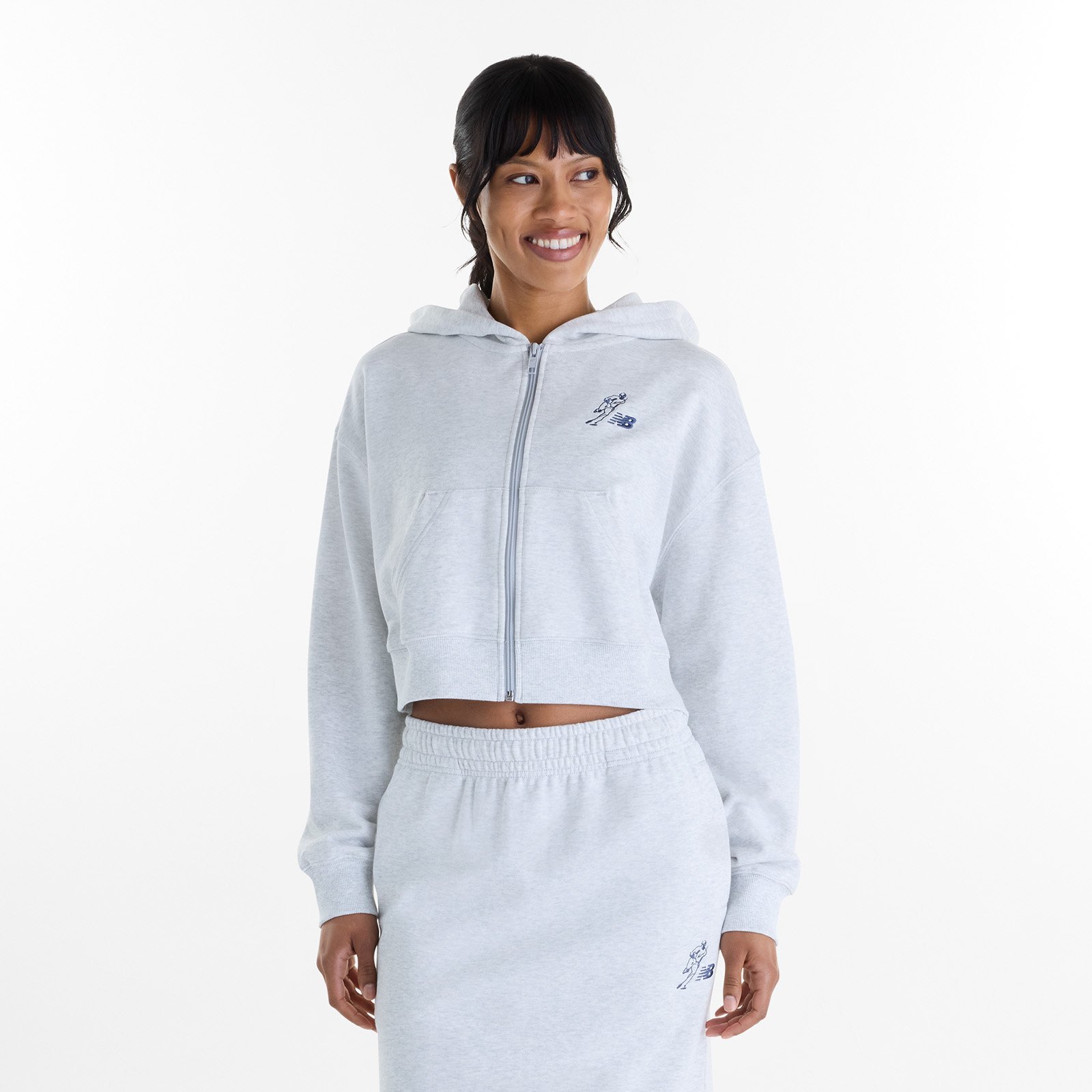 New Balance 大谷翔平オールウェイズオンロゴフルジップフーディ ニューバランス トップス パーカー・フーディー ブラック【送料無料】