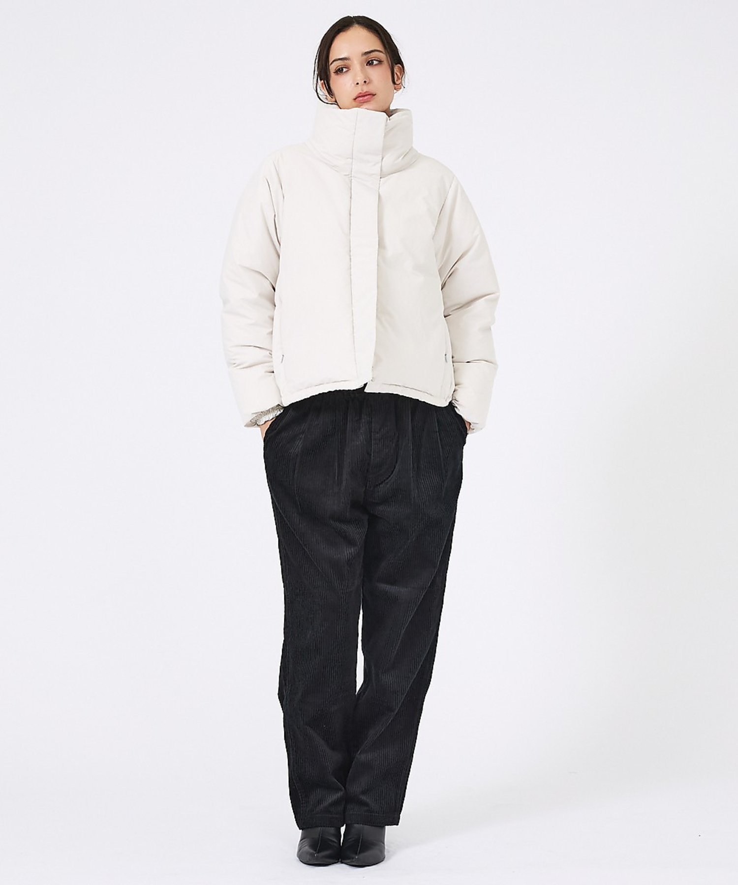 【UNIVERSALOVERALL / ユニバーサルオーバーオール】チルパン / アバハウス パンツ その他のパンツ ブラック ベージュ