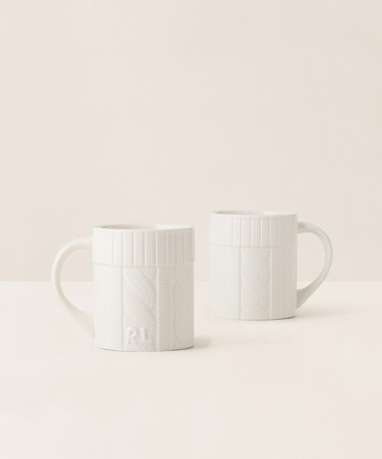 RALPH LAUREN HOME ケーブルニット セラミック マグ ギフト セット ラルフローレン 食器・調理器具・キッチン用品 その他の食器・調理器具・キッチン用品 ベージュ【送料無料】 stylife-15827195 Rakuten Fashion パッケージ画像