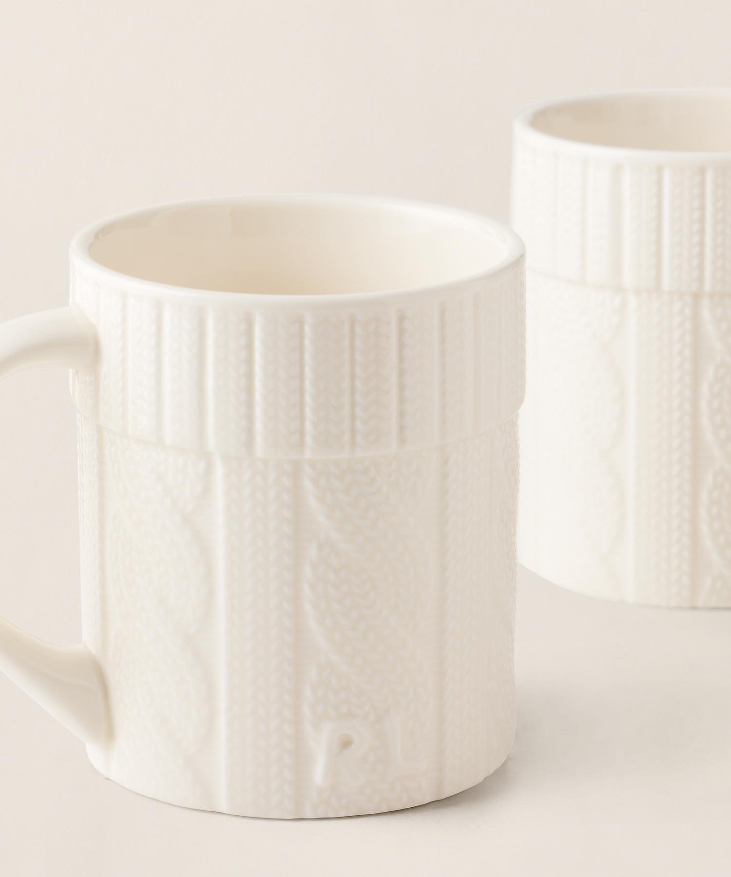 RALPH LAUREN HOME ケーブルニット セラミック マグ ギフト セット ラルフローレン 食器・調理器具・キッチン用品 その他の食器・調理器具・キッチン用品 ベージュ【送料無料】 stylife-15827195 Rakuten Fashion サンプル画像2