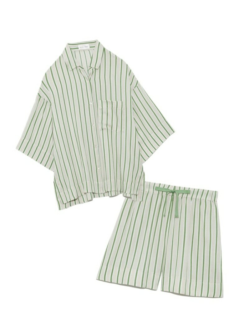 【SALE／30%OFF】SNIDEL HOME ストライプコットントップス&ショートパンツ スナイデルホーム 福袋・ギフト・その他 その他 ホワイト ピンク【送料無料】のサムネイル