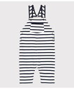 【SALE／50%OFF】PETIT BATEAU マリニエールサロペット プチバトー オールインワン・オーバーオール オーバーオール・サロペット【送料無料】