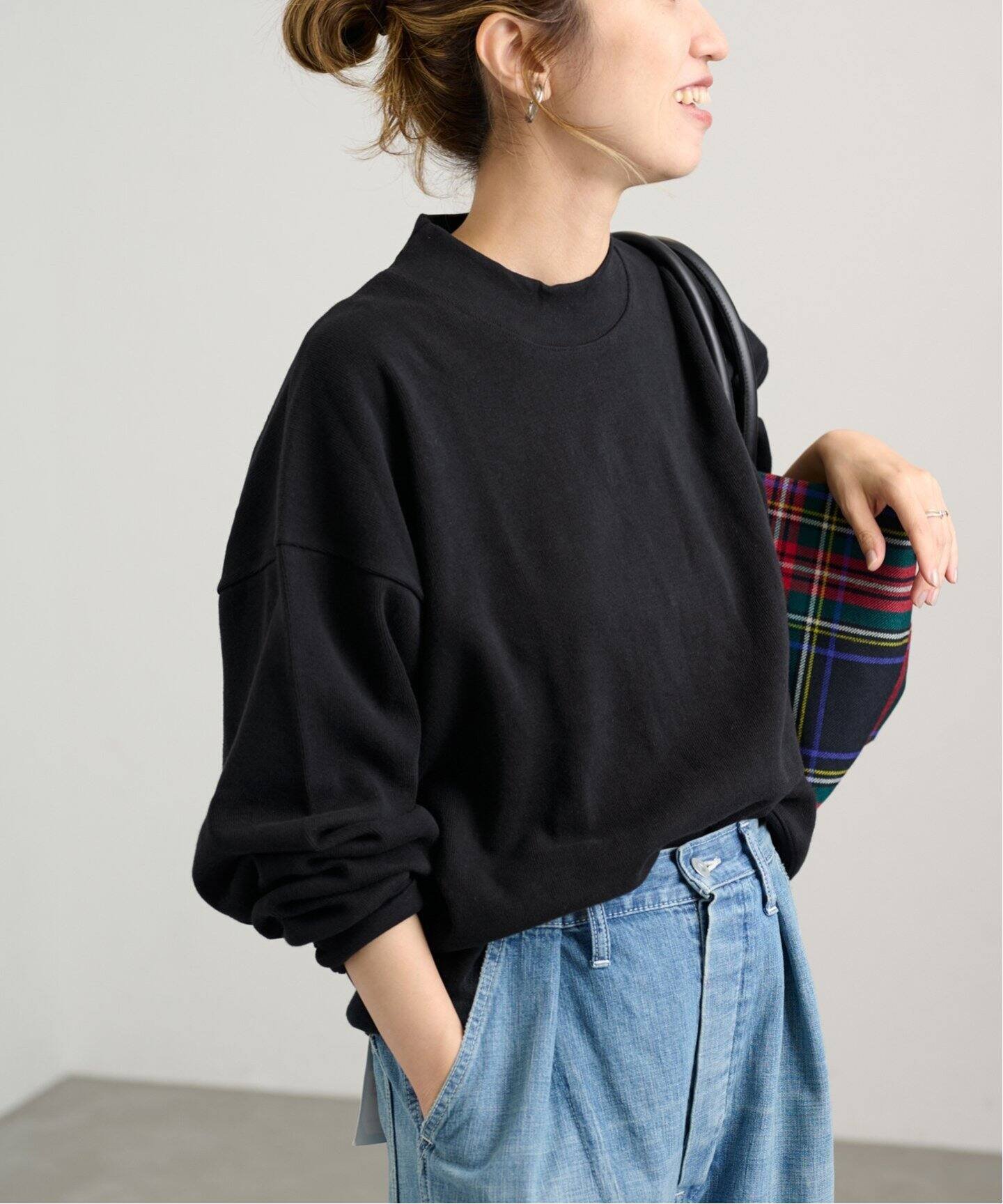 FRAMeWORK ≪追加≫【GICIPI/ジチピ】CIPOLLA クルーネックミラノリブニットソー フレームワーク トップス カットソー・Tシャツ ブラック ホワイト ベージュ【送料無料】のサムネイル