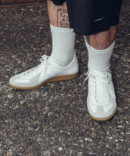 【SALE/20%OFF】Subciety German trainer サブサエティ シューズ・靴 スニーカー ホワイト ブラック【送料無料】 【SALE/20%OFF】Subciety German trainer サブサエティ シューズ・靴 スニーカー ホワイト ブラック【送料無料】