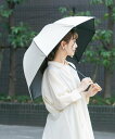 SMELLY because 晴雨兼用パイピング長傘 スメリー ファッション雑貨 傘・長傘 ブラック ベージュ