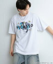 【SALE/50%OFF】SENSE OF PLACE PICASSO SHORT-SLEEVE T-SHIRTS B センス オブ プレイス トップス カットソー・Tシャツ ホワイト ブラック グリーン ベージュ