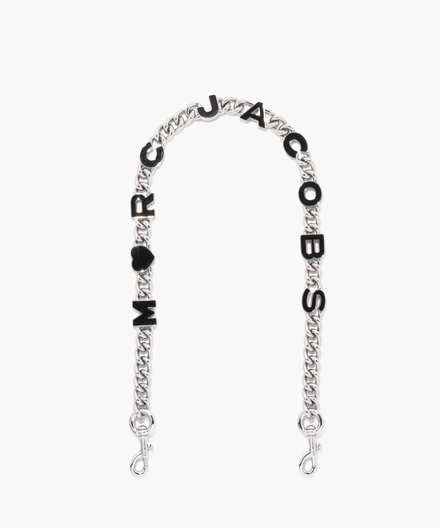 マークジェイコブス バッグ（レディース） MARC JACOBS 【公式】THE HEART CHARM CHAIN SHOULDER STRAP/ザ ハート チャーム チェーン ショルダー ストラップ マーク ジェイコブス バッグ その他のバッグ シルバー【送料無料】