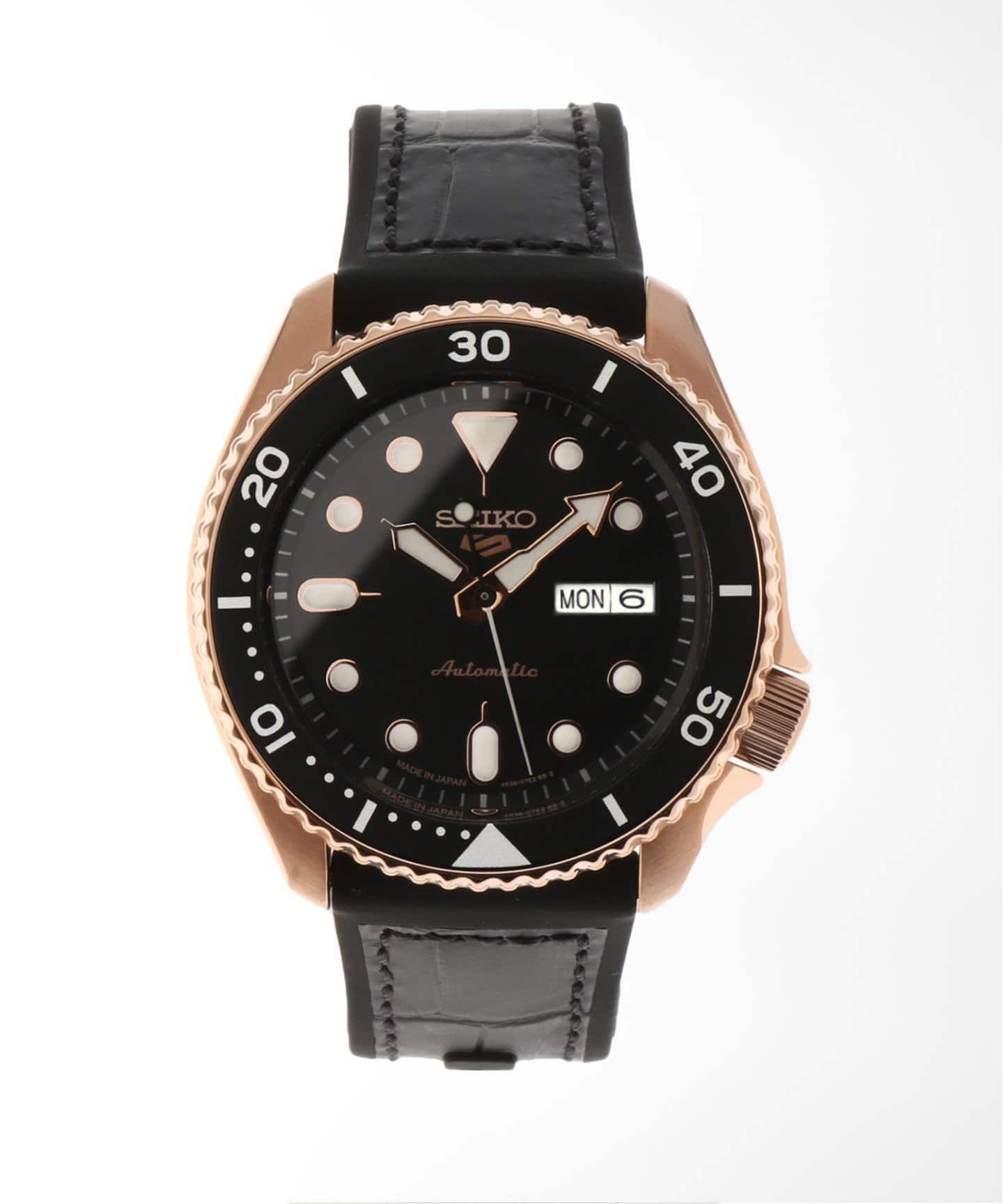 楽天Rakuten FashionHIROB 《予約》【SEIKO / セイコー】5 SPORTS SBSA028 Pink gold ヒロブ アクセサリー・腕時計 腕時計 ピンク【送料無料】