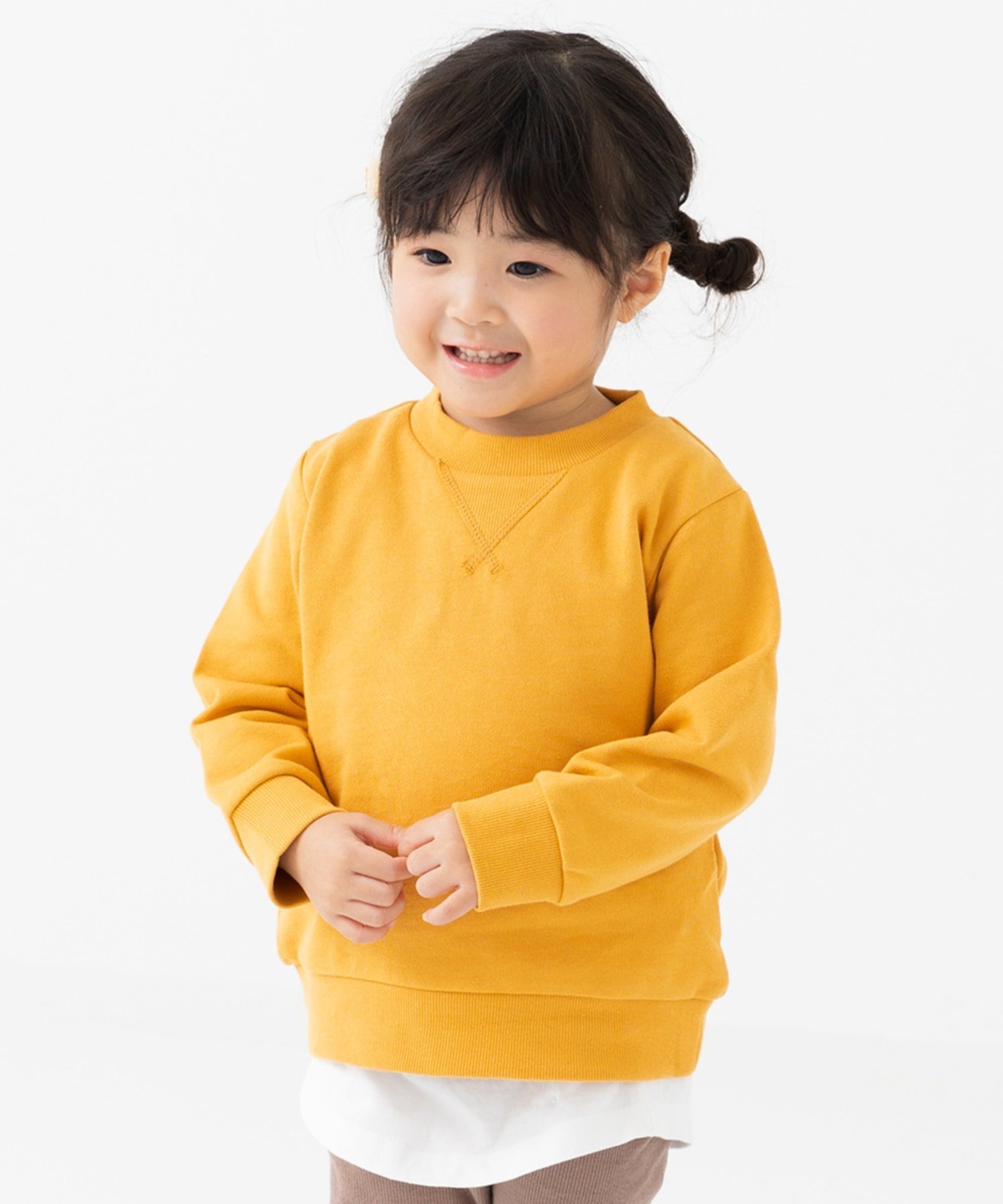 chil2 無地裏毛トレーナー チルツー トップス スウェット・トレーナー ベージュ グレー ホワイト パー..