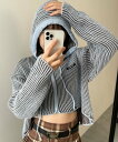 【SALE/44%OFF】WEGO LADY'S カーブヘムリブニットZIPパーカー ウィゴー トップス ニット ブラウン ブルー
