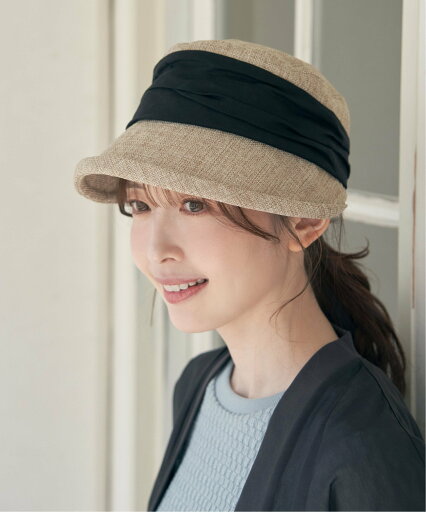 ikka バイザーキャスケット25 イッカ 帽子 その他の帽子 ブラウン ベージュ ikka バイザーキャスケット25 イッカ 帽子 その他の帽子 ブラウン ベージュ