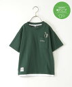【SALE/40%OFF】ikka 【親子おそろい】メガネポケ裾レイヤーTシャツ(120~160cm) イッカ トップス カットソー・Tシャツ ホワイト