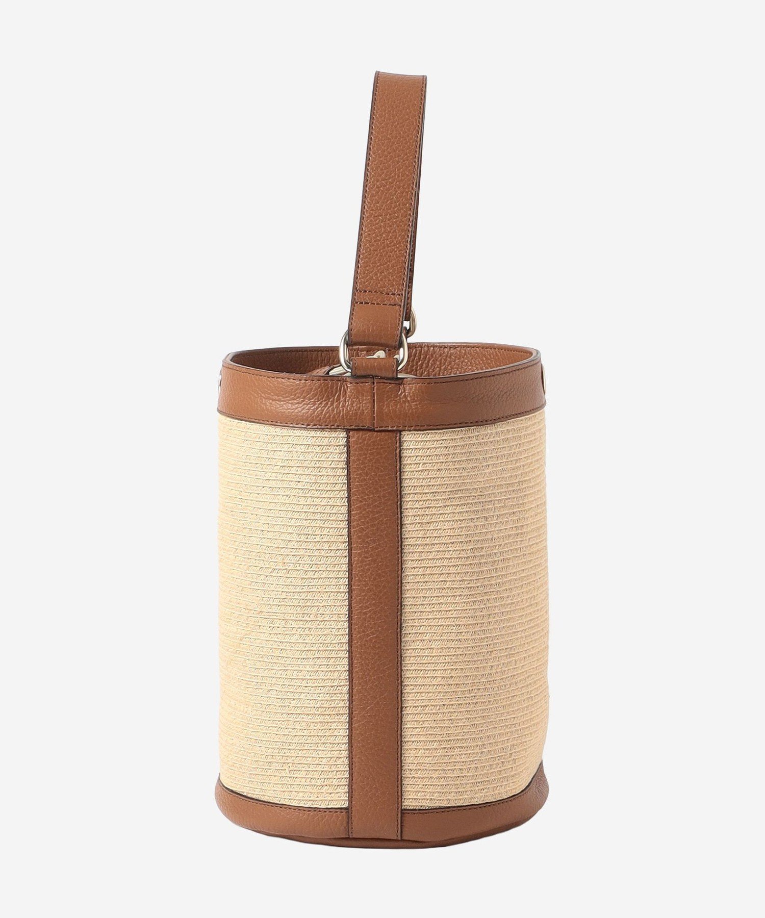 MACKINTOSH LONDON 【eclat5月号掲載】ラフィアブレードバケットバッグ マッキントッシュ ロンドン バッグ ショルダーバッグ ベージュ【送料無料】