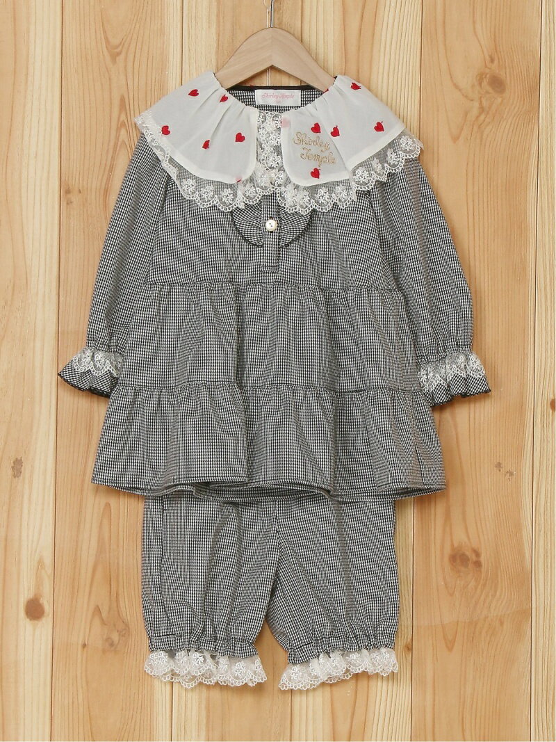 【SALE／50%OFF】Shirley Temple 千鳥格子セットアップ シャーリーテンプル トップス その他のトップス ブラック【送料無料】のサムネイル