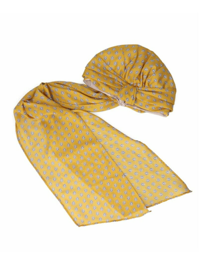 Chapeau d' O Chapeau d' O CasAllies Scarf Headwrap オーバーライド ヘアアクセサリー カチューシャ・ヘアバンド イエロー ブラウン ブルー【送料無料】