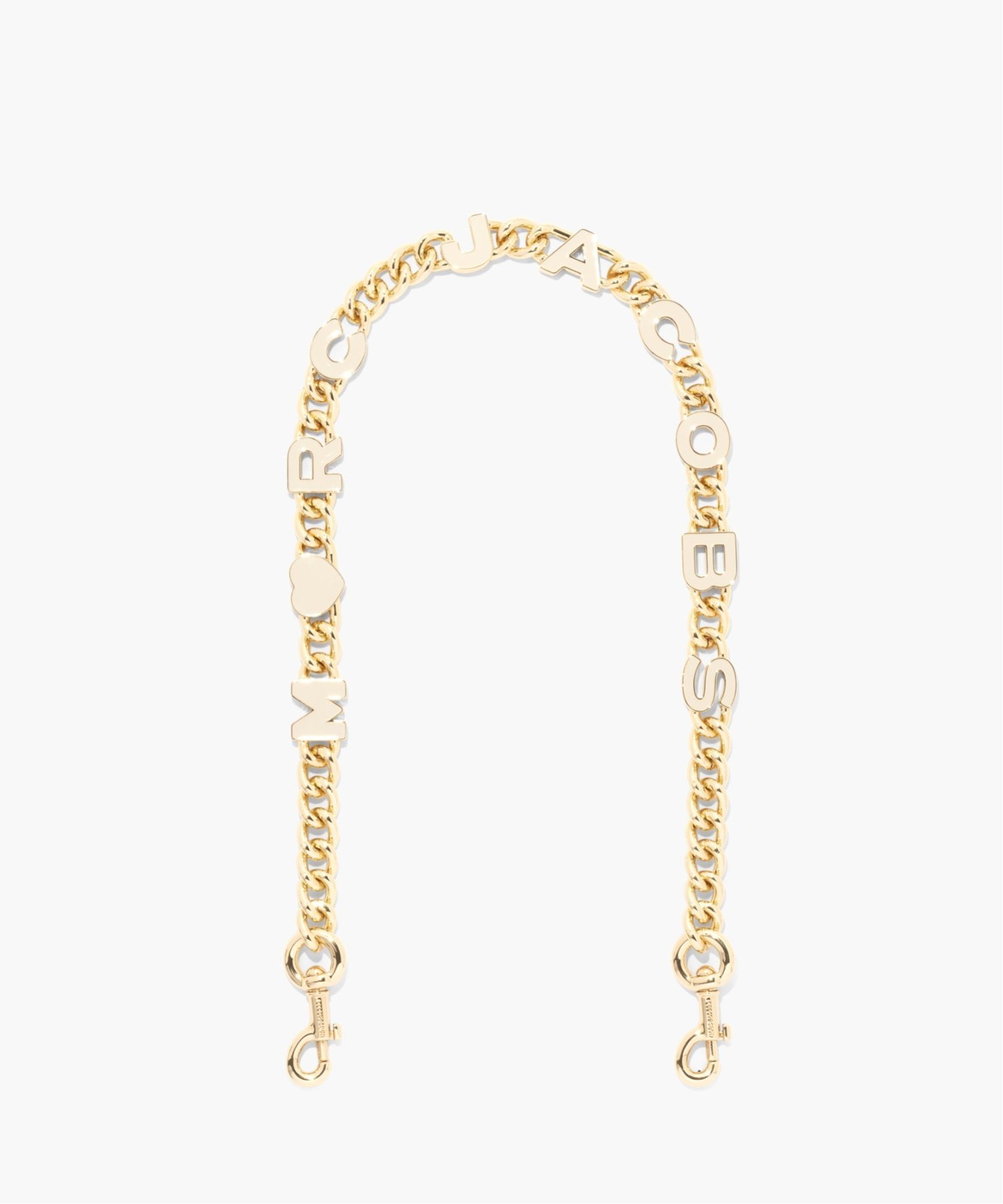 マークジェイコブス バッグ（レディース） MARC JACOBS 【公式】THE HEART CHARM CHAIN SHOULDER STRAP/ザ ハート チャーム チェーン ショルダー ストラップ マーク ジェイコブス バッグ その他のバッグ ゴールド【送料無料】