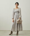 【SALE/70%OFF】PROPORTION BODY DRESSING ダルメシアン柄長袖ワンピース プロポーションボディドレッシング ワンピース・ドレス ...