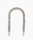 マークジェイコブス バッグ（レディース） MARC JACOBS 【公式】THE CHAINLINK SHOULDER STRAP/ザ チェーンリンク ショルダー ストラップ マーク ジェイコブス バッグ その他のバッグ シルバー【送料無料】