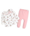 【SALE/50%OFF】moimoln 【ルームウェア】マッシュトップス&パンツ モイモルン インナー・ルームウェア パジャマ ピンク