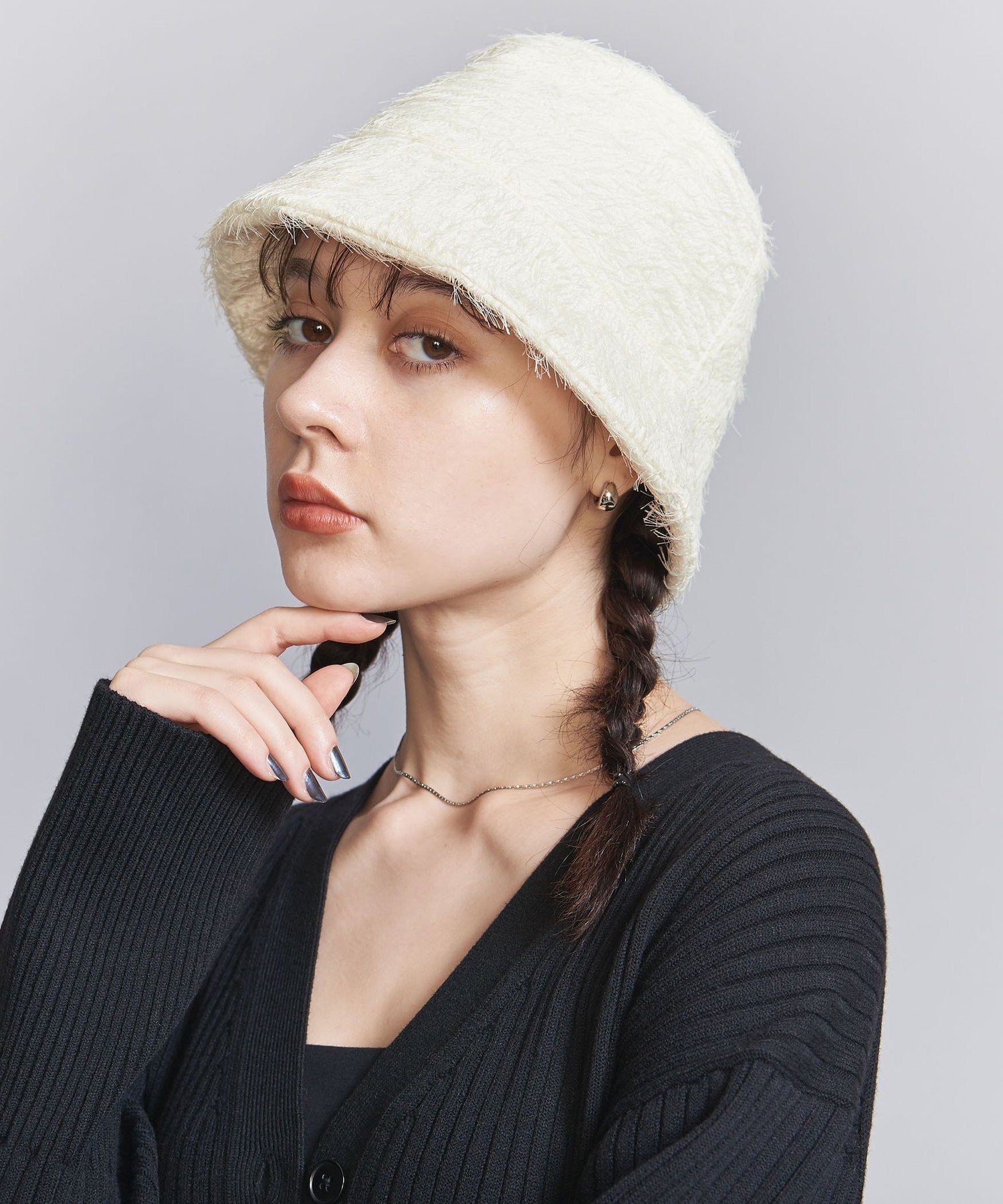 【SALE／70%OFF】BEAUTY&YOUTH UNITED ARROWS ＜La maison de Lyllis＞ベル バケットハット ユナイテッドアローズ アウトレット 帽子 ハット ブラック ホワイト【送料無料】