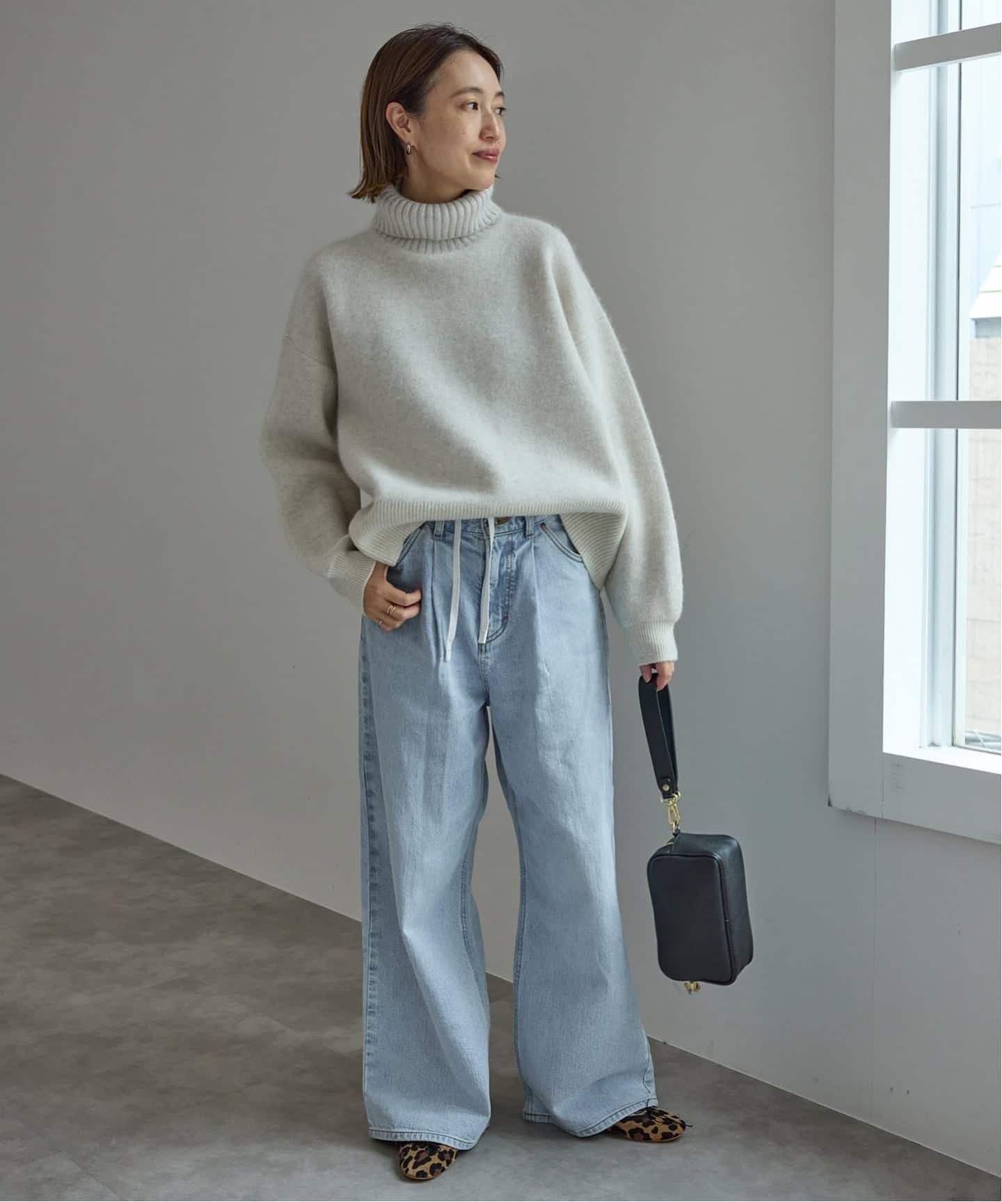 【SALE／30%OFF】SLOBE IENA LEE/リー SLOBE別注 タックワイドデニム スローブ イエナ パンツ ジーンズ・デニムパンツ ブルー【送料無料】
