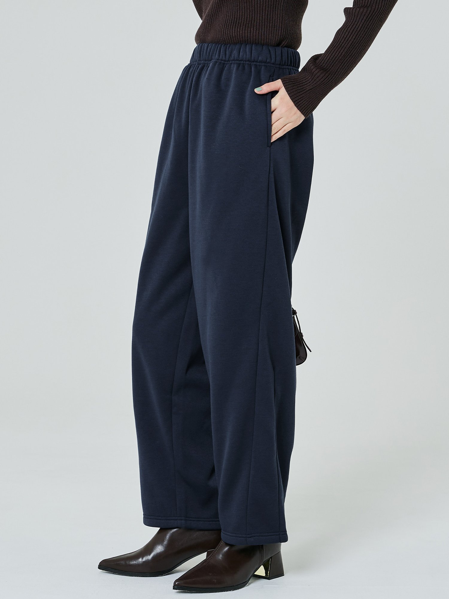 coca 裏起毛スウェットパンツ コカ パンツ ジャージ・スウェットパンツ グレー ネイビー