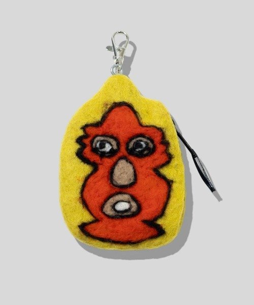 gym master gym master/ジムマスター 覆面レスラーフェルトポーチ ゴースローキャラバン ファッション..