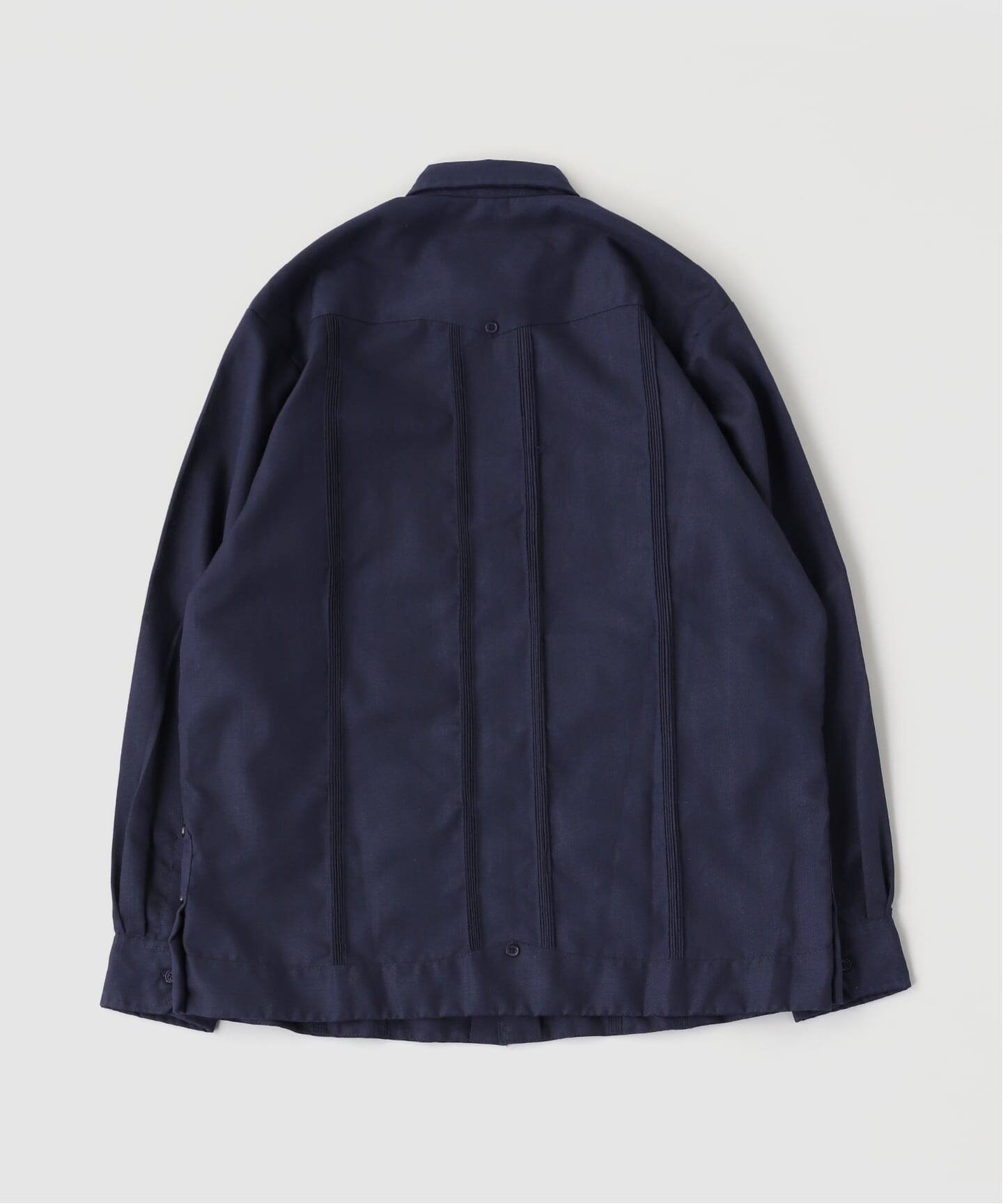 JOURNAL STANDARD YUCACHEN Guayabera Shirts ジャーナル スタンダード トップス シャツ・ブラウス ネイビー ベージュ