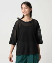 a day in the life メッシュ ハーフスリーブニット+キャミ -ウォッシャブル- <A DAY IN THE LIFE> ユナイテッドアローズ ア...