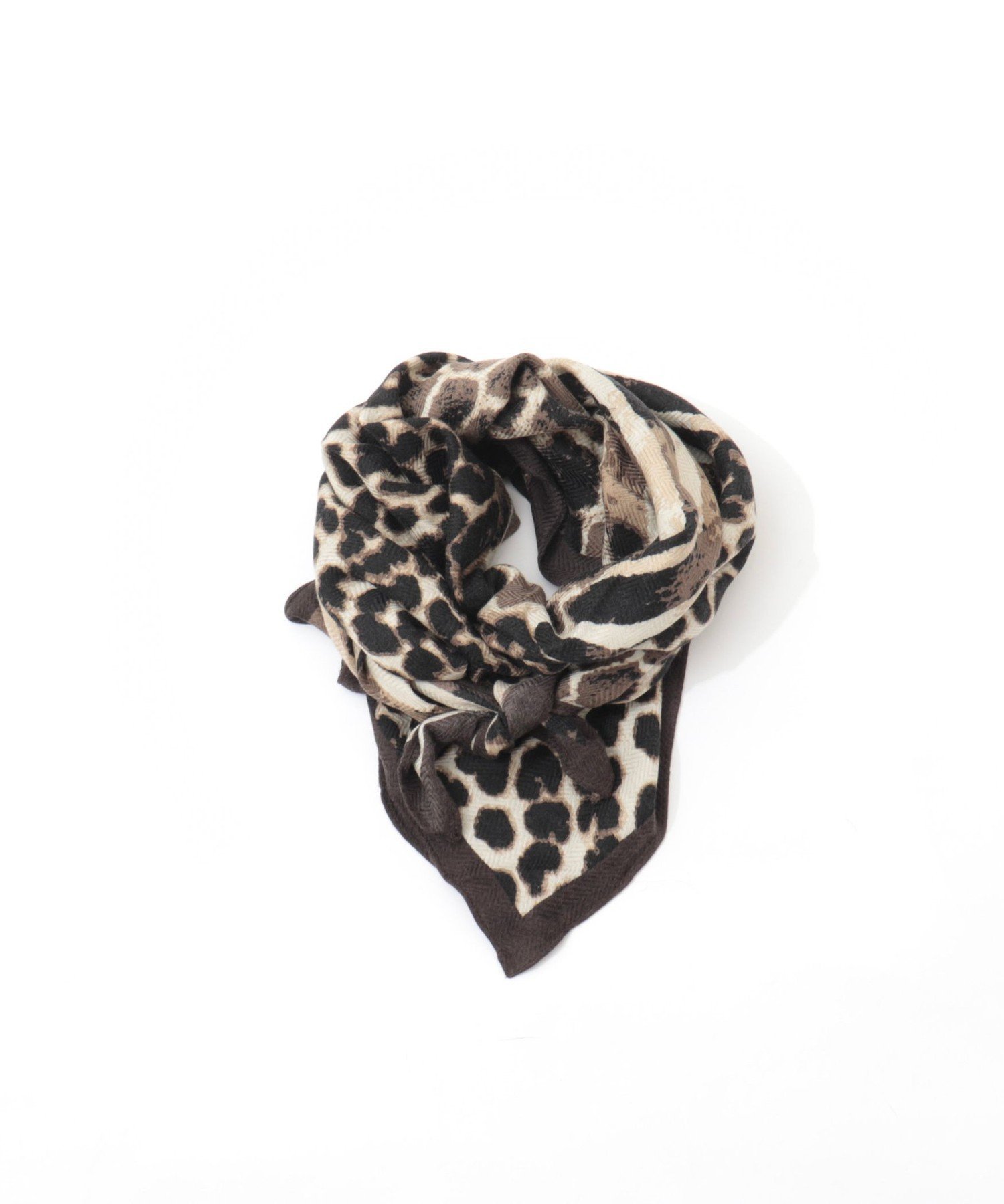 NOLLEY'S 【manipuri/マニプリ】シルクウールストール ノーリーズ ファッション雑貨 マフラー・ストール・ネックウォーマー ブラウン ブルー【送料無料】