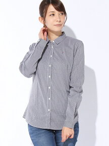 【SALE／60%OFF】TOMMY HILFIGER (W)SP DUDA STR MIX SHIRT LS W2 トミーヒルフィガー シャツ/ブラウス 長袖シャツ グレー【送料無料】