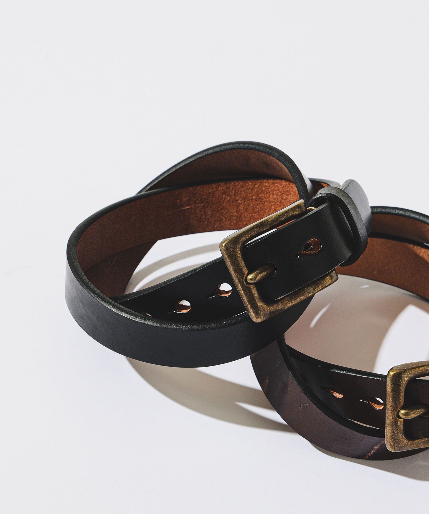 BEAMS MEN ARTS & CRAFTS / HOLSTER CURVE BELT ӡॹ  եå󻨲 ٥ ֥å ֥饦̵