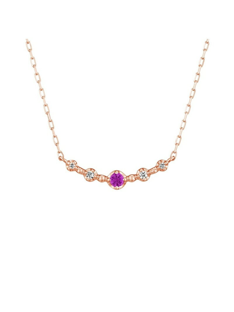 4℃ 【1月誕生石】K10ピンクゴールド ネックレス ヨンドシー アクセサリー・腕時計 ネックレス ゴールド【送料無料】